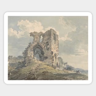 Denbigh Castle by Thomas Girtin, circa 1793 Magnet